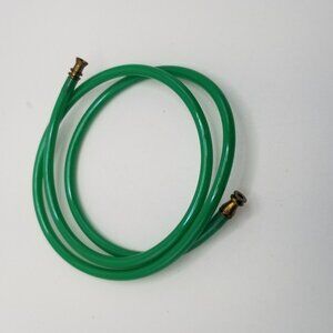 Vintage Dollhouse Miniature Garden Hose Green Water Lawn Outdoors Lawn Care